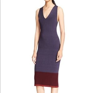 Rag & Bone Kristin Ribbed Knit Midi Dress